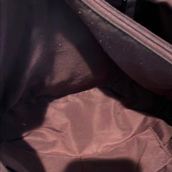 Liz Claiborne Tote Bag with grey velvet Crossbody and red wallet, bundle - Picture 16 of 16